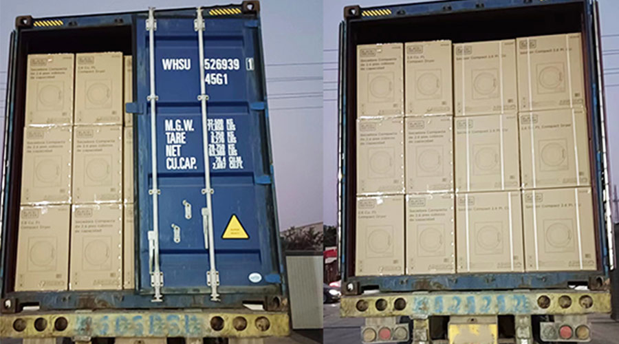 不分晝夜！完成客戶滾筒衣服烘干機(jī)發(fā)貨是職責(zé)所在