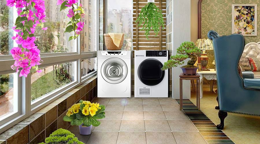 家居陽臺晾曬衣物不干怎么辦，衣物烘干機來解決！