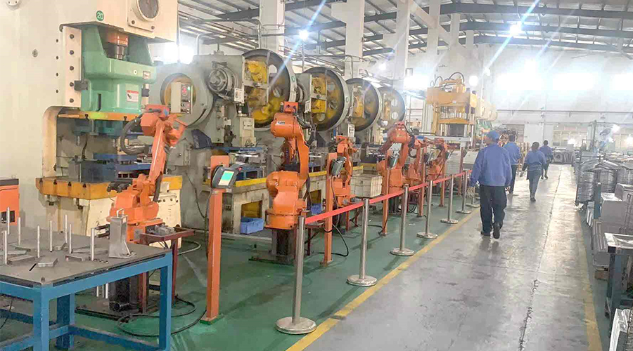 揭秘金環(huán)電器滾筒干衣機(jī)沖壓自動化生產(chǎn)是如何進(jìn)行的？