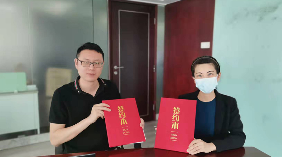 祝賀！金環(huán)電器與寧波某品牌電商客戶再次合作，簽約成功！