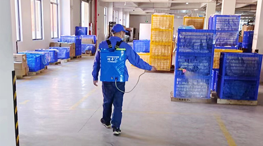 健康和安全放首位！金環(huán)電器全面開(kāi)展工廠除菌工作