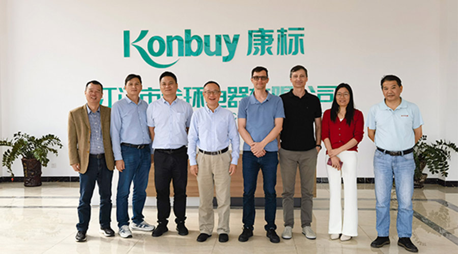 新項(xiàng)目對(duì)接！客戶伊萊克斯親臨金環(huán)電器參觀指導(dǎo)